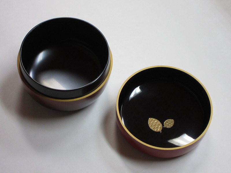 茶道具商（有）越中屋 翁平棗 坂本正春造 共箱