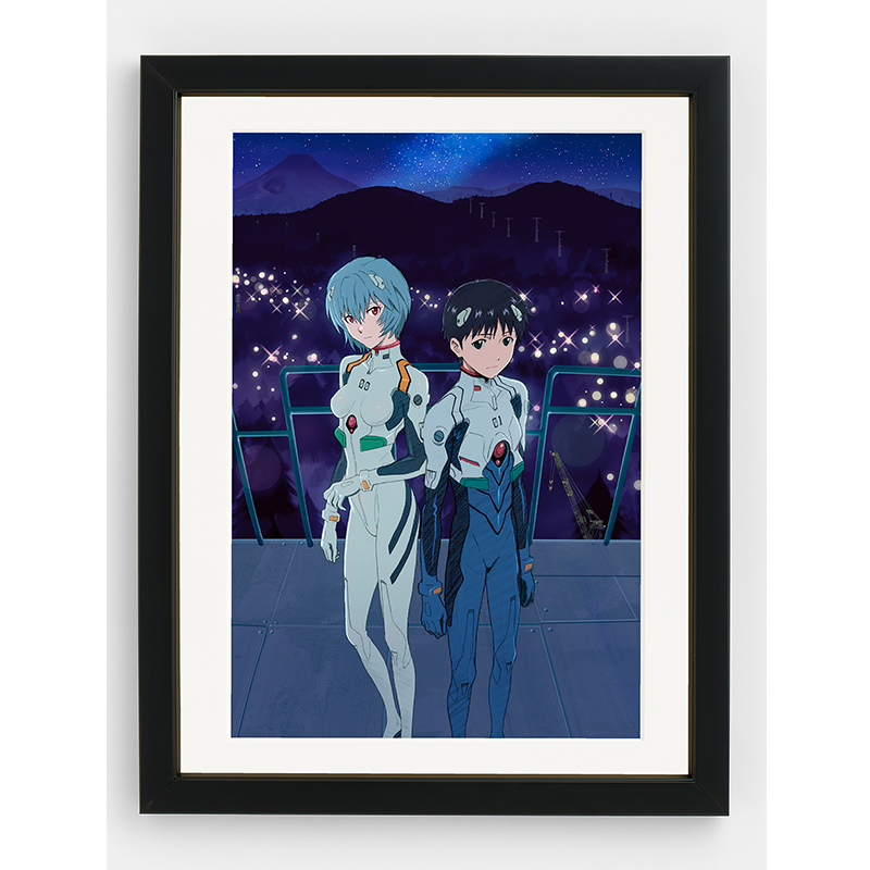 エヴァンゲリオンイラスト展II】鈴木俊二複製原画M:シンジ＆レイS32
