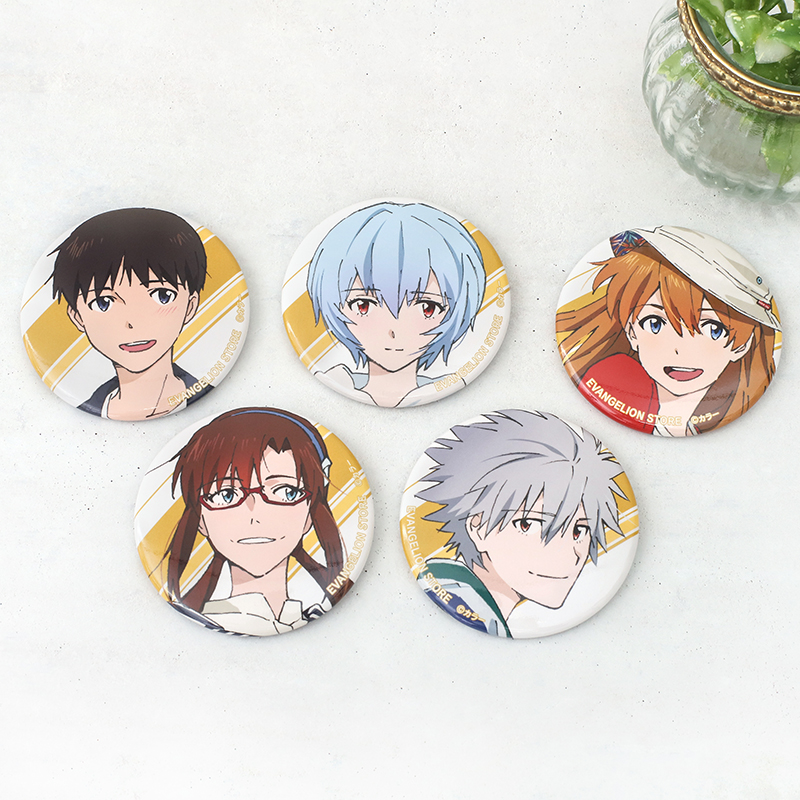 エヴァ アスカ、マリ缶バッジ ルミネ エヴァ アスカ、マリ缶バッジ