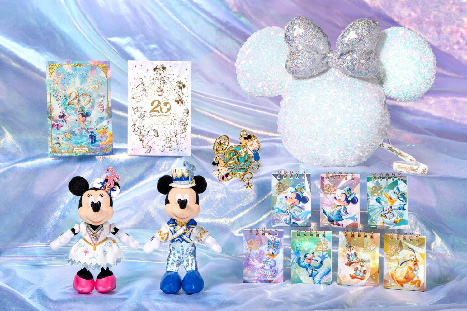 東京ディズニーシー20周年イベント、“キラキラ”衣装の水上ショーや
