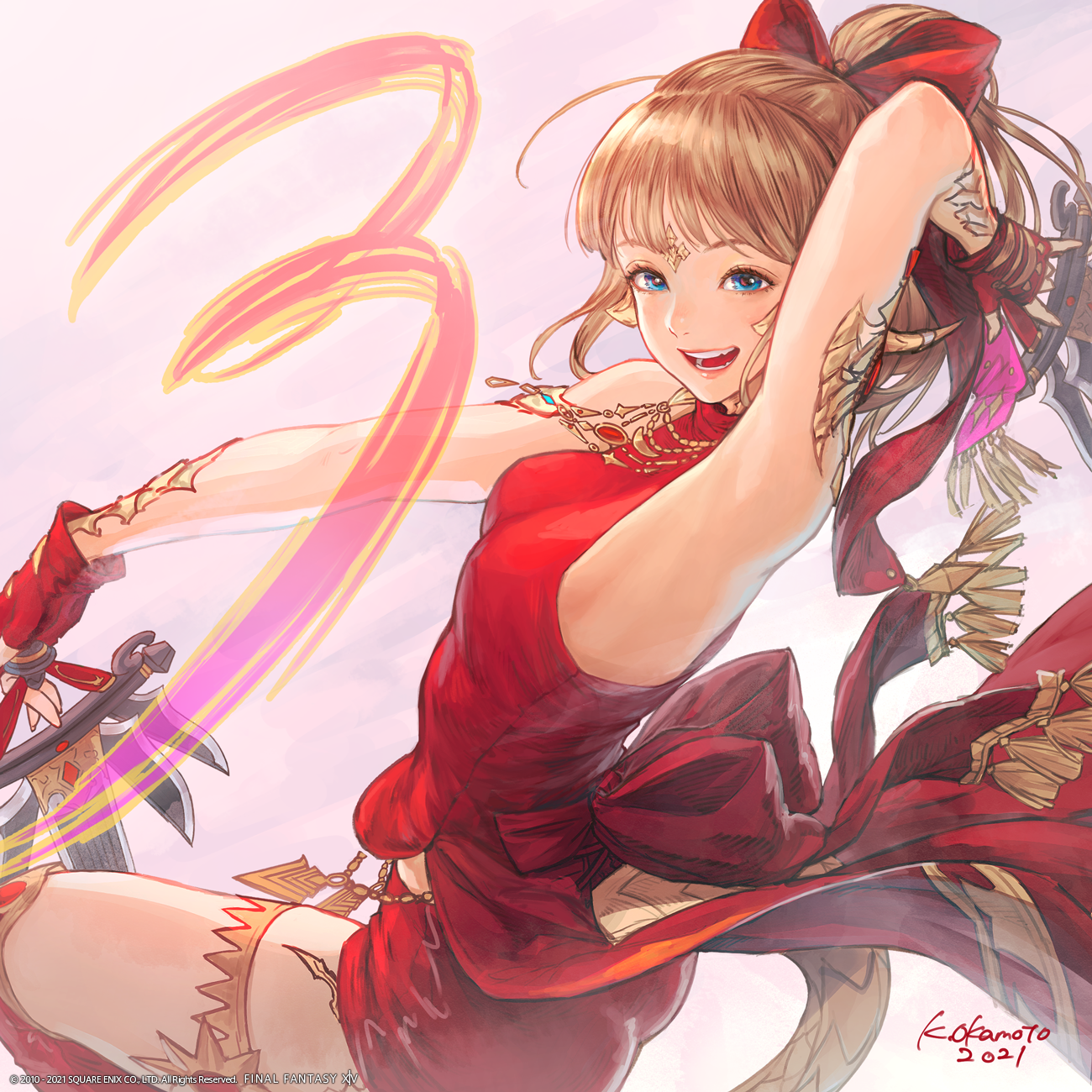 FINAL FANTASY 14 複製原画 暁月のフィナーレ スクウェア・エニックス