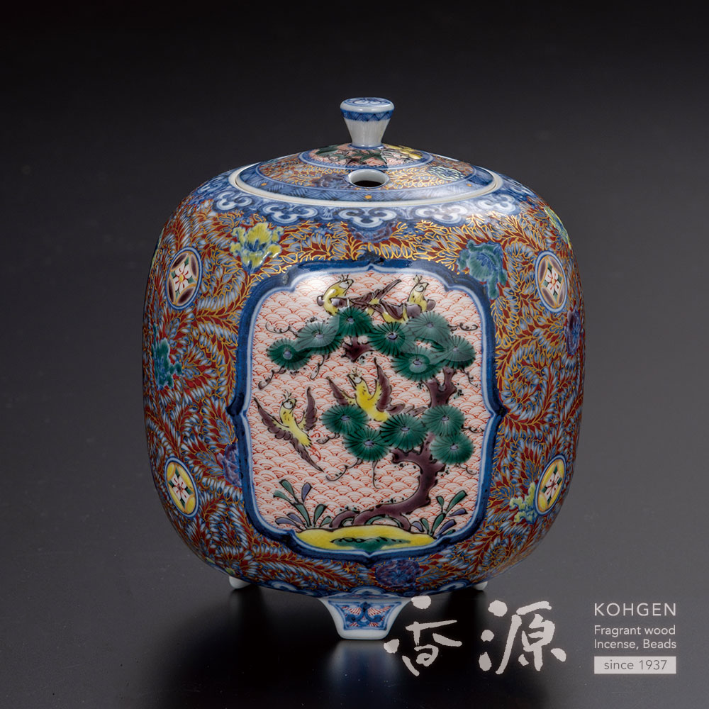 九谷焼 象の香炉 煎茶道具 骨董 九谷焼 象の香炉 煎茶道具 骨董