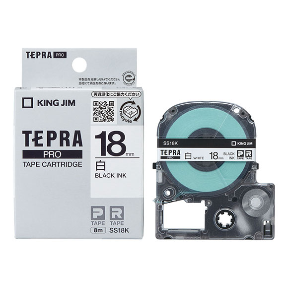 PROテープカートリッジ 白ラベル SS18K | PROテープカートリッジ 白