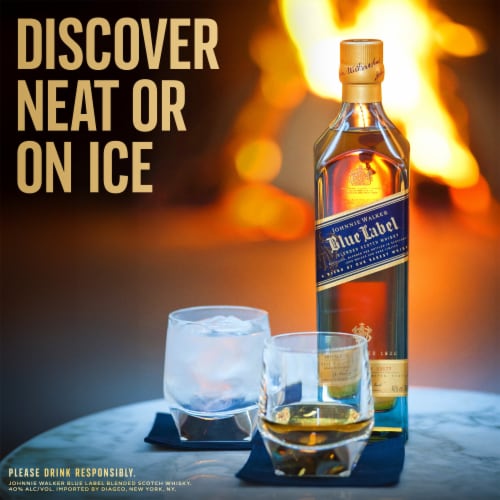Johnnie Walker Whisky - Blended Scotch JW Blue Label, 750 mL