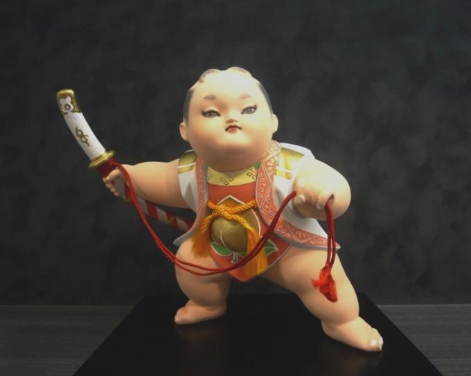鶴«博多人形 童物|博多人形のごとう