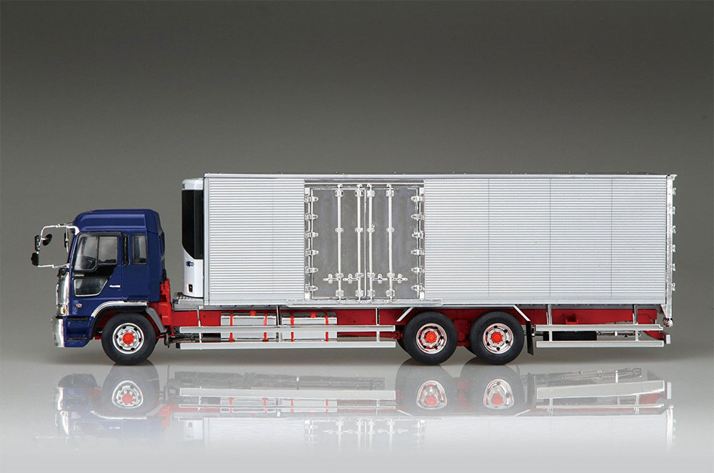 アオシマデコトラ日野プロフィアデカ箱ダンプ完成品