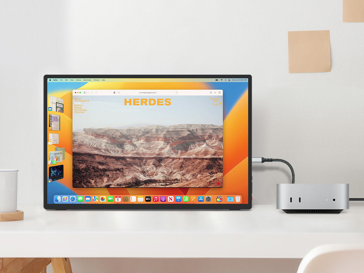 トンキニー Intehill モバイルモニター U16ZA 新品同様品 トンキニー