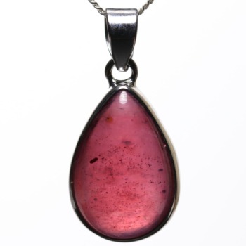 Ruby】宝石質ルビーの一粒ネックレストップ Ruby】宝石質ルビーの一粒