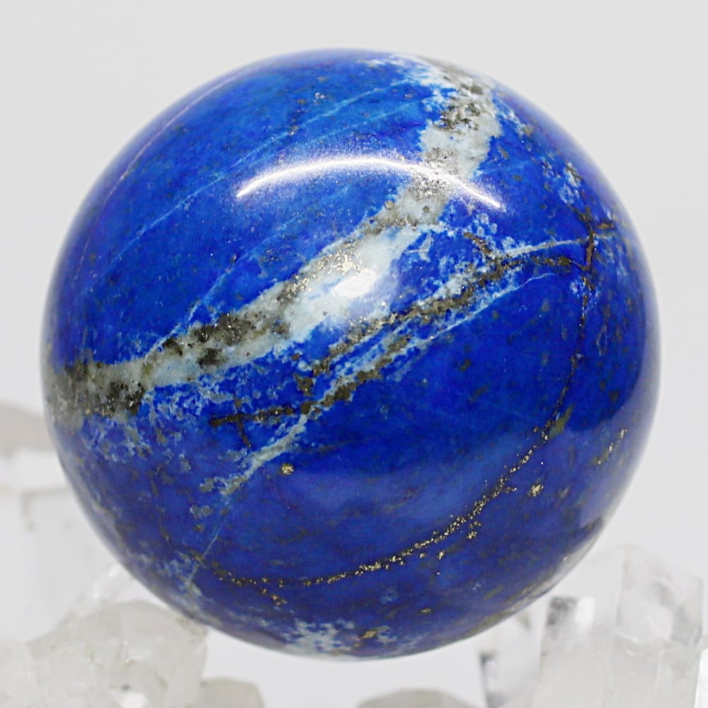 高品質]アフガニスタン産ラピスラズリ丸玉/スフィア（直径約4.2cm