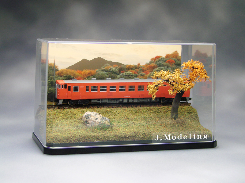 鉄道模型 ジオラマ 紅葉風景 (鉄道模型付き) 鉄道模型 Nゲージ 秋