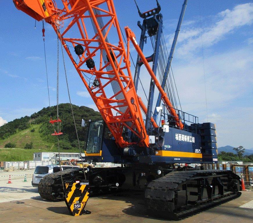 クローラークレーン3点セット 50/1 取り扱い重機 - 株式会社三栄リース