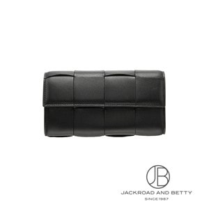 カセット フラップ ウォレット ブラック 黒[667433 VCQC4 8425