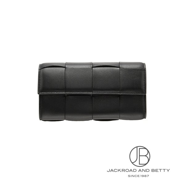 カセット フラップ ウォレット ブラック 黒[667433 VCQC4 8425