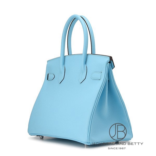 バーキン30 セレスト ライトブルー[H041701CK7N] Birkin 30 Celeste
