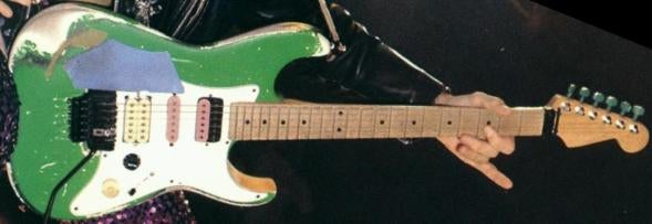 Charvel steve vai Green Meanie風MOD Charvel Pro Mod Steve Vai
