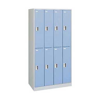 4588FZ-ZA75 オカムラ FZロッカー 8人用4列2段 シリンダー錠 ネオ