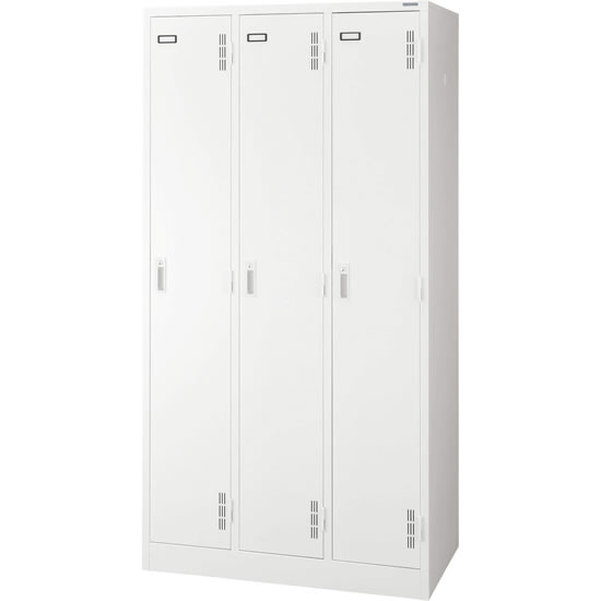 S-73-W ライオン事務器 3人用（3列1段）スチールロッカー S 幅900 奥行