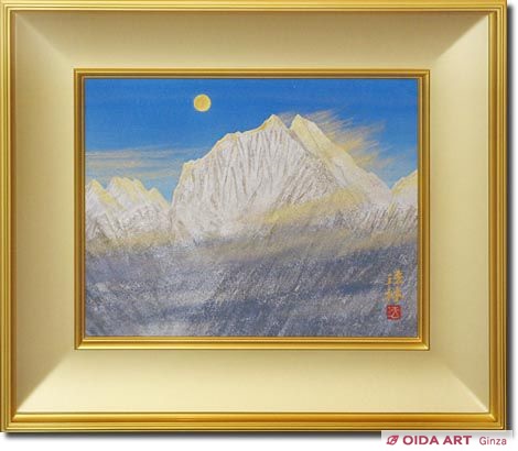 福王寺 法林『ヒマラヤの月』リトグラフ 絵画 - 北海道画廊