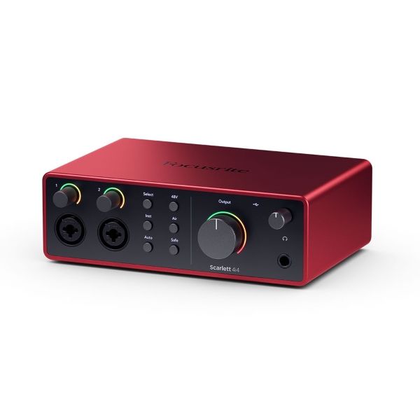 Focusriteからレコーディングに最適な「Scarlett 4i4 gen4」が新たに