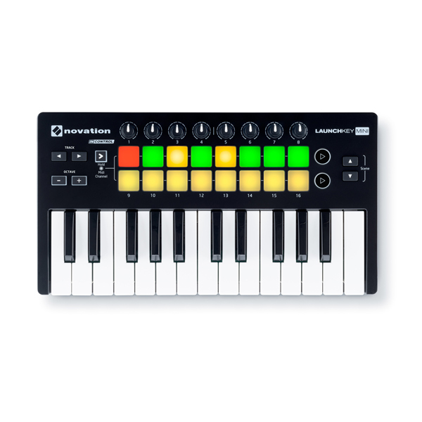 novationのMIDIコントローラー Launchkey Mini MK2のご紹介。