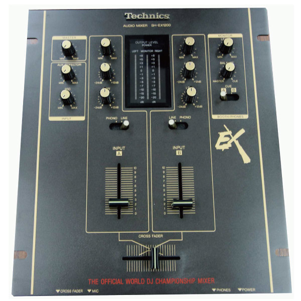 中古品】Technics/DJミキサー/SH-EX1200-K -DJ機材アナログレコード