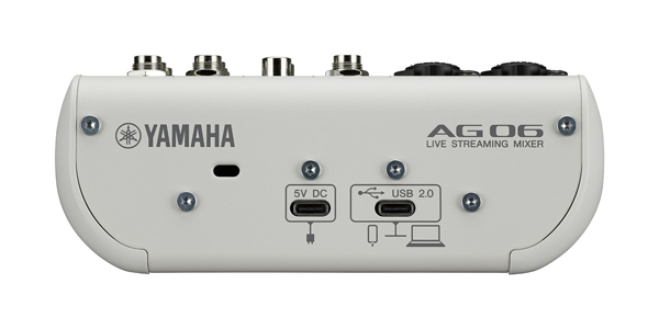 YAMAHA AG06mk2 フットスイッチ付 オーディオインターフェース