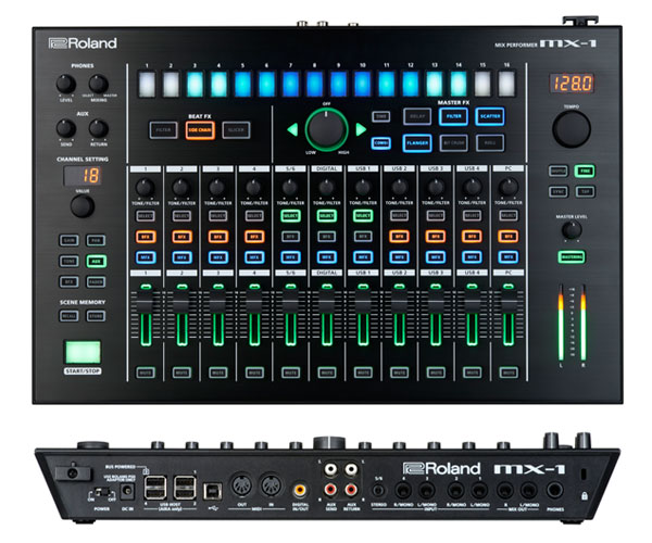 ROLANDのデジタルミキサーAIRA MX-1 Mix Performerのご紹介です。