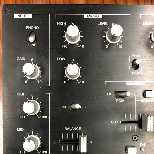 中古品】※値下げいたしました！ECLER/DJミキサー/HAK380 -DJ機材