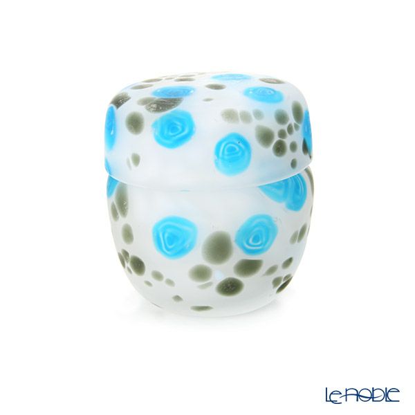 津軽びいどろ 花器（新緑）大川薫工房 津軽びいどろ 花器（新緑）大川