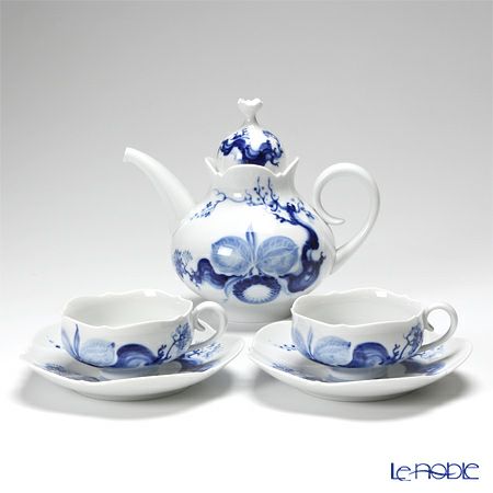 連休値下げ マイセン ブルーオーキッド ティーカップ ソーサー 2客揃え