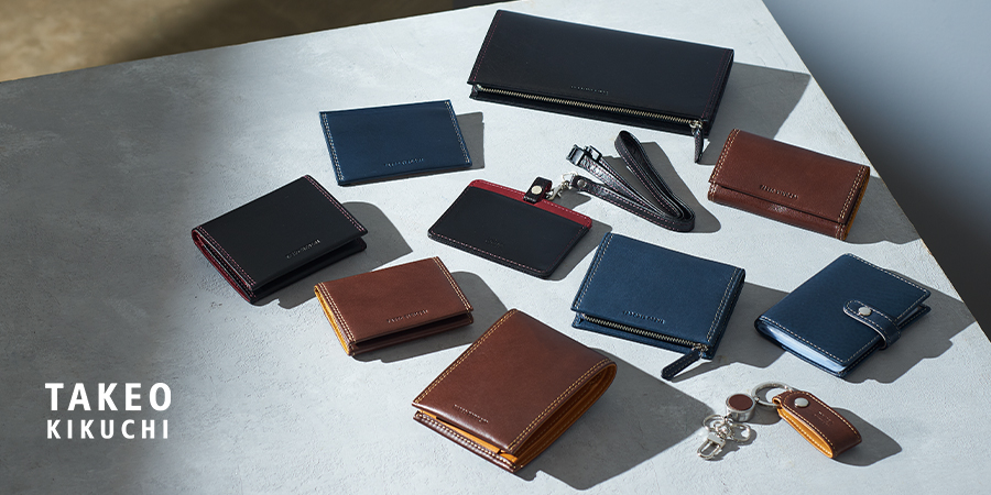 タケオキクチ｜ソフトアンティーク｜ファスナー長財布｜TK-512013