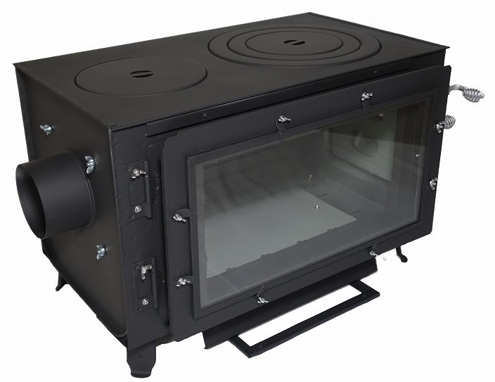 廃油ストーブ 煙突アダプタ付き80mm、100mm,106mm煙突使えます