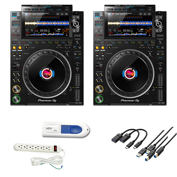 □金利手数料20回まで無料□ CDJ-3000 2台セット 6大特典セット の激安