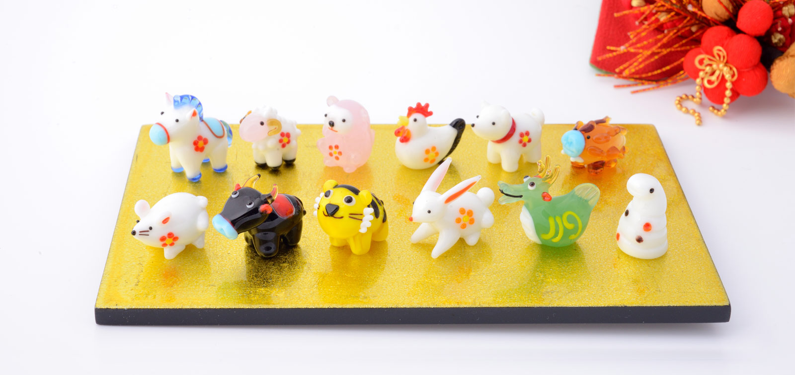 ミニチュアガラス細工｜可愛い動物｜FGスタジオ｜フォーカート うん