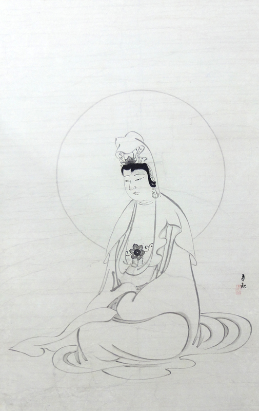 岡田茂吉 観音菩薩図/Web書画ミュージアム