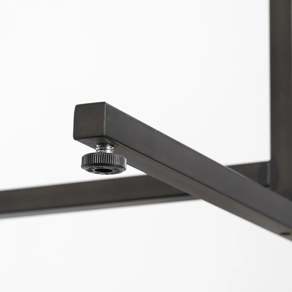 T字ハンガーラック 黒皮風塗装 | 店舗什器の七彩 – NANASAI ONLINE STORE