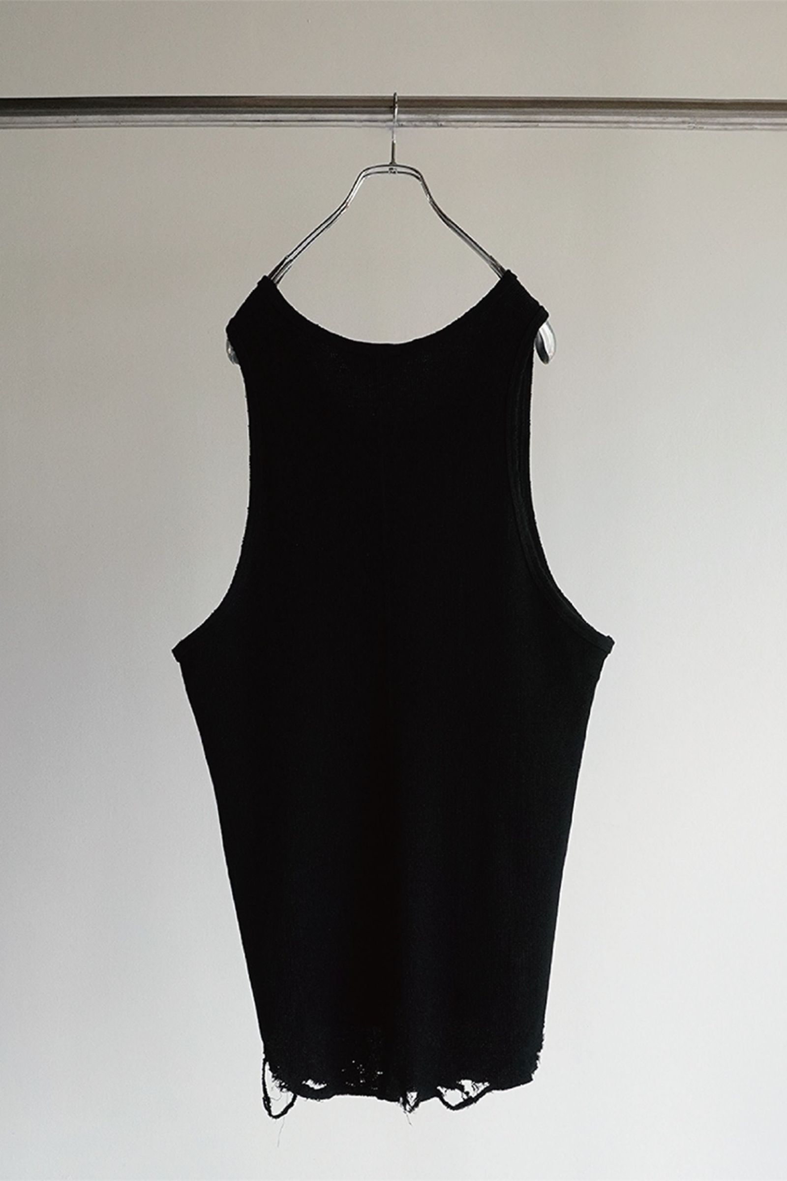 アンセルム タンクトップ ワッフル 美品 ANCELLM - DAMAGE WAFFLE TANK