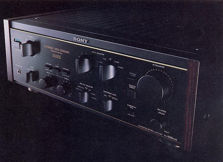 トモ SONYプリメインアンプ TA-F555ESJ通電確認のみ SONYプリメイン