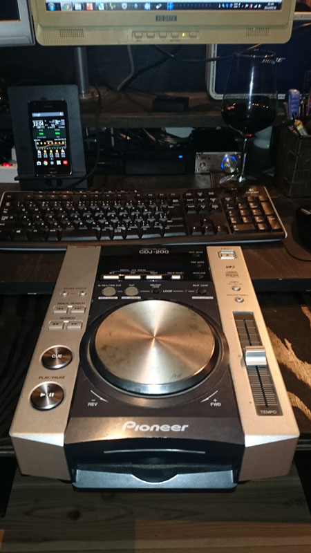 動作＞pioneer CDJ-200 DJ パイオニア MP3対応のDJ向けCDプレーヤー