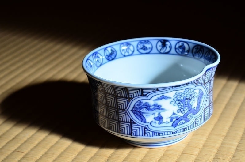 手塚祥堂 作 染付 祥瑞茶碗 of 茶の湯 墨東清友館 茶道具専門店(有