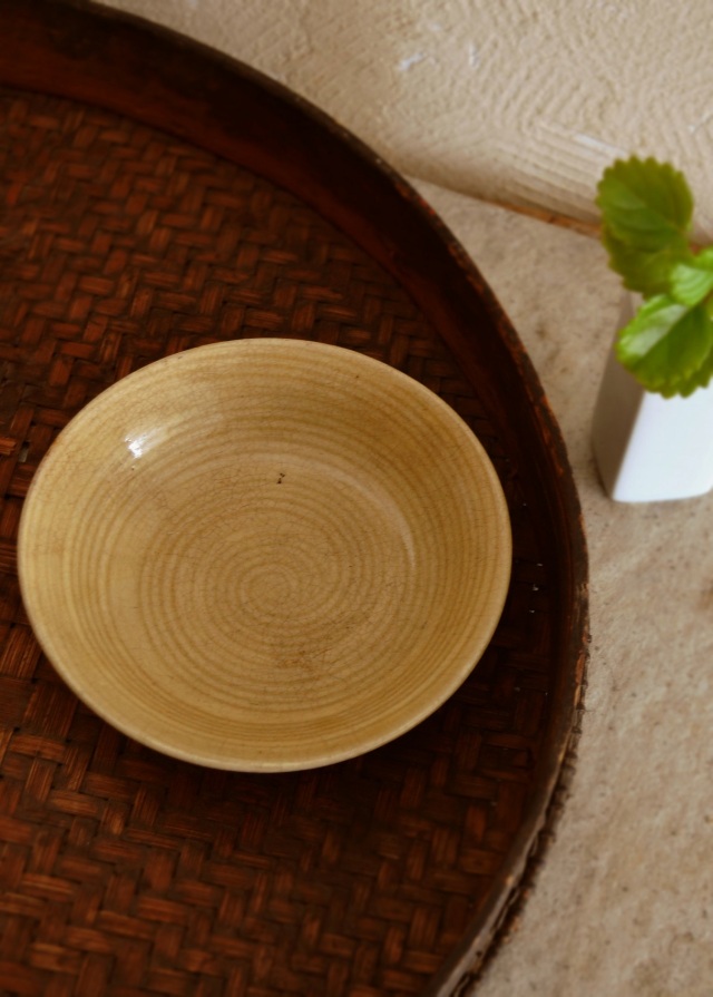 灰釉小皿 5点 豆皿 美濃瀬戸 酒盃 骨董 アンティーク 古道具 古民具