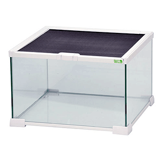 爬虫類ケージ 115×40×45 ガラス追加 金網②付木③ 爬虫類ケージ