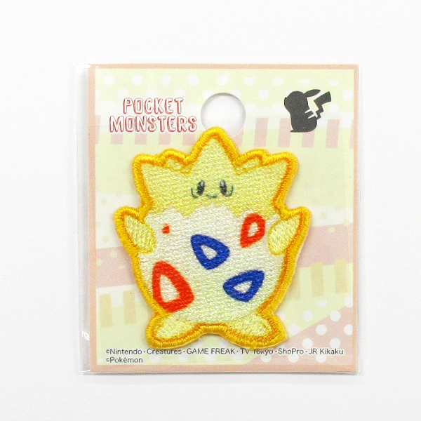 ワッペン ポケットモンスター トゲピーシールワッペン POS016｜手芸