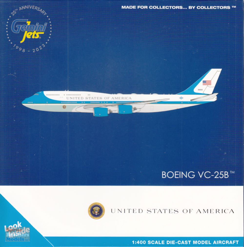 GEMGJ2220 1:400 Gemini Jets USAF VC-25B (B747-8) 'Air Force One