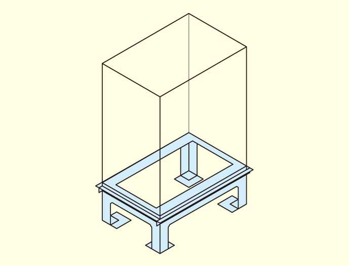 壁掛ボックス NHBW シリーズ｜19インチラック｜摂津金属工業株式会社