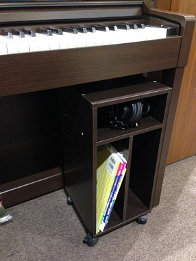 Yamaha ピアノ ダークブラウン 収納引き出し付き ヤマハ | インテリア
