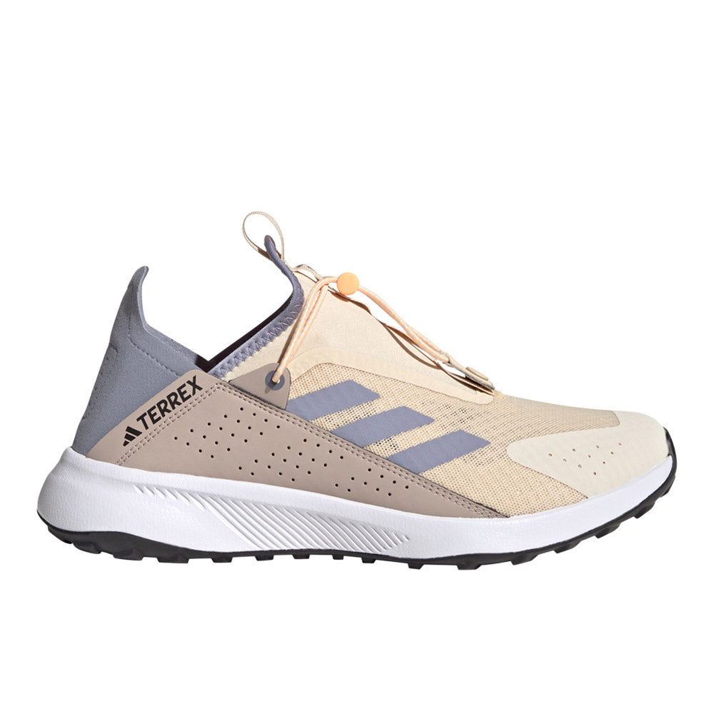 Shop Beige Mens Terrex Voyager 21 Slipon H.Rdy Hiking Shoes