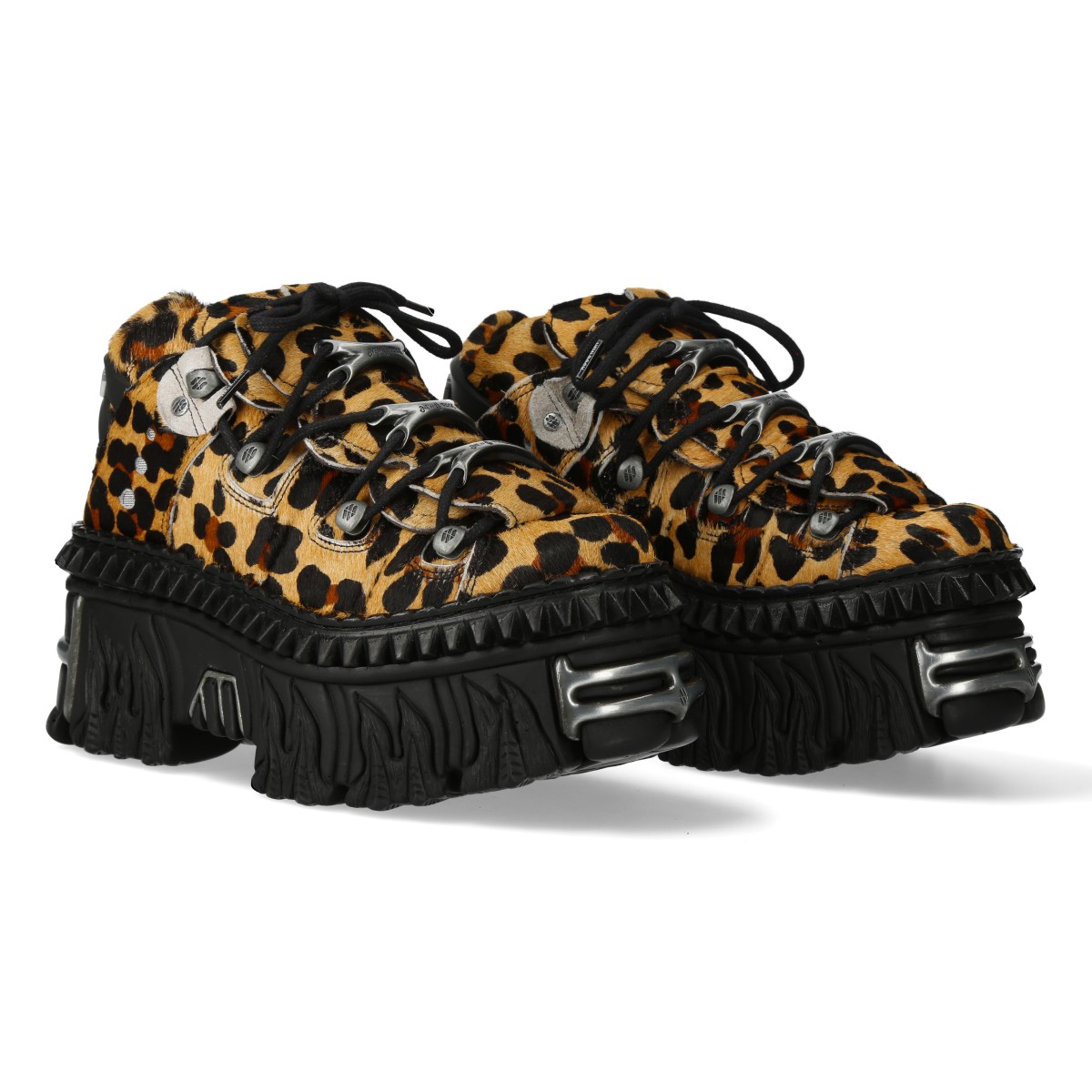 取り寄せ] M-106WALL-C19 / レオパード / プレート / 厚底スニーカー