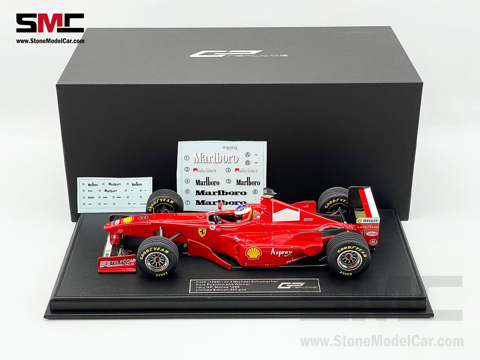 Ferrari F1 F300 #3 Michael Schumacher Italy Monza Winner 1998 1:18