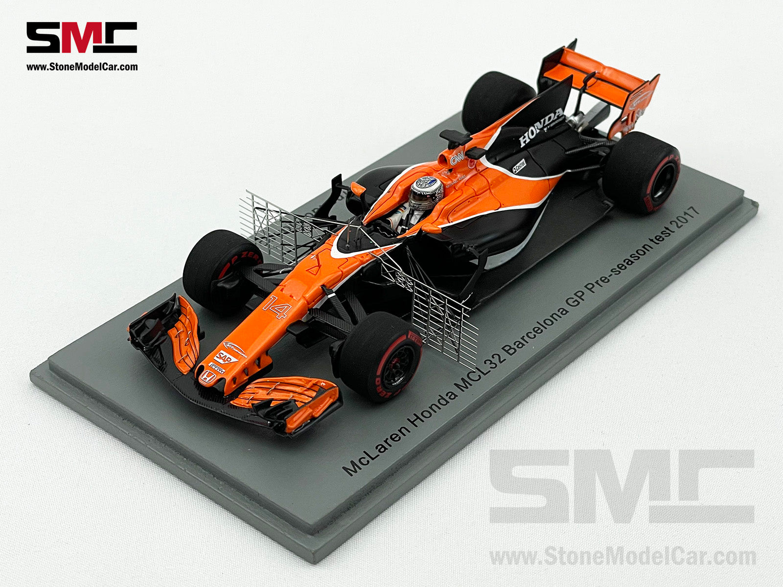 McLaren F1 MCL32 #14 Fernando Alonso Barcelona Aero Test 2017 1:43